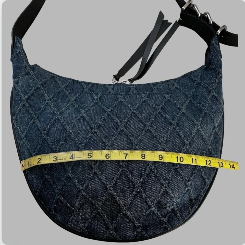 REG & BONE SPIRE DENIM HOBO BAG - Picture 8 of 12